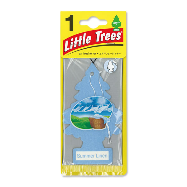 Photo1: Little Tree Paper Air Freshener Summer Linen (1)
