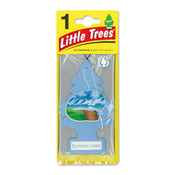 Photo1: Little Tree Paper Air Freshener Summer Linen (1)