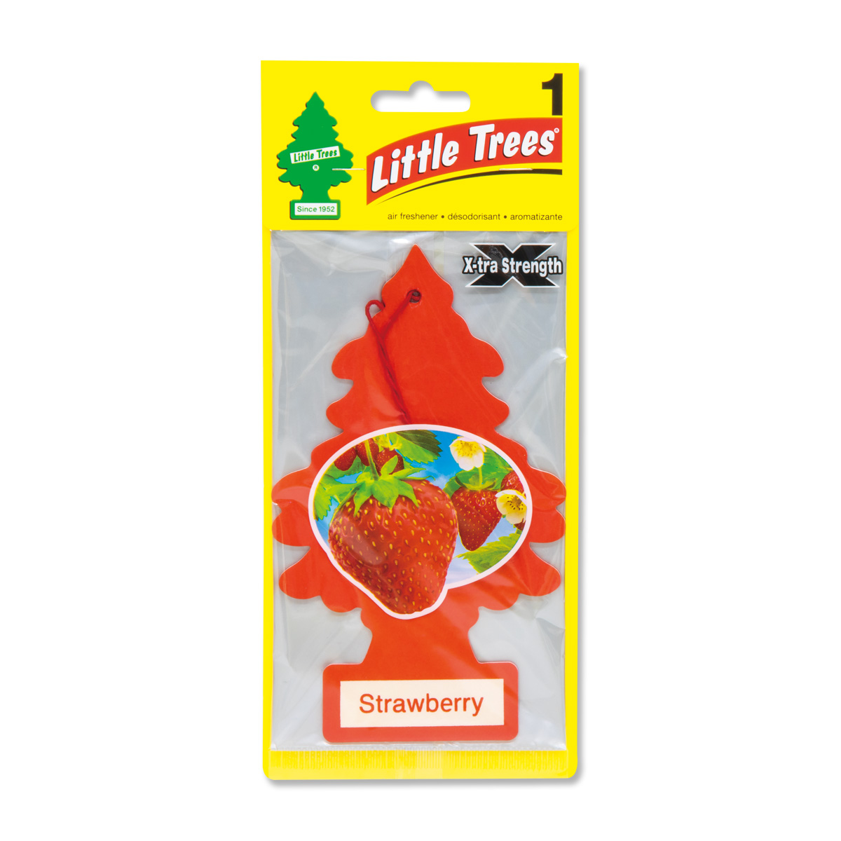Photo1: Big Tree Air Freshener Strawberry (1)