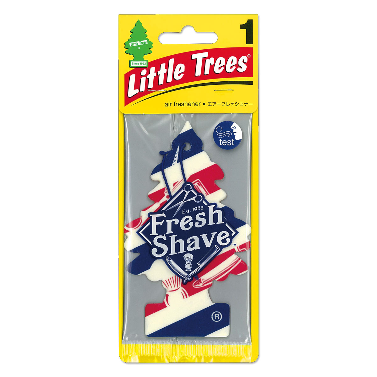 Photo1: Little Tree Paper Air Freshener Fresh Shave (1)