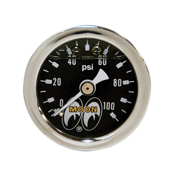 Photo1: Direct Mount Fuel / Oil Pressure Gauge  (0-100psi) (1)