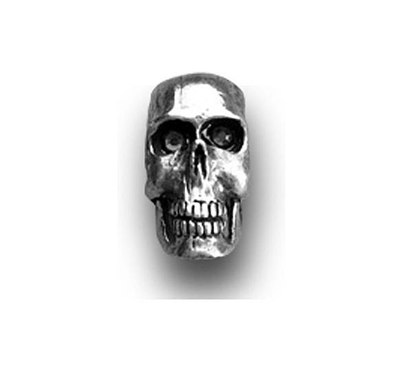 Photo1: Air Cleaner Nuts: Chrome Skull (1)