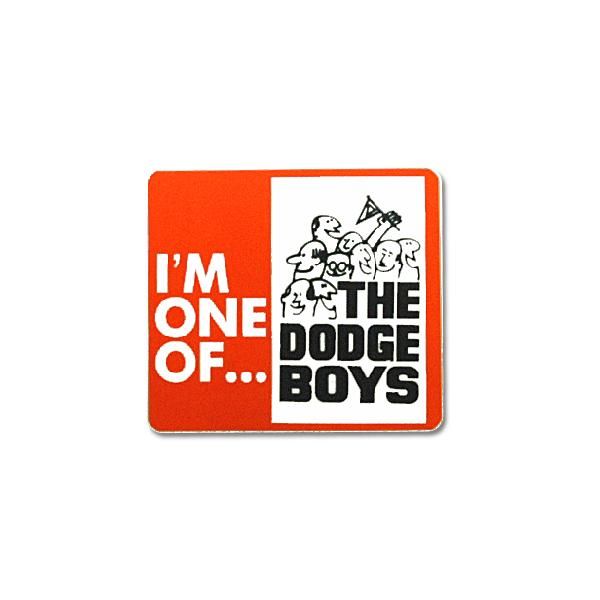 Photo1: HOT ROD Sticker I'M ONE OF DODGE BOY Sticker (1)