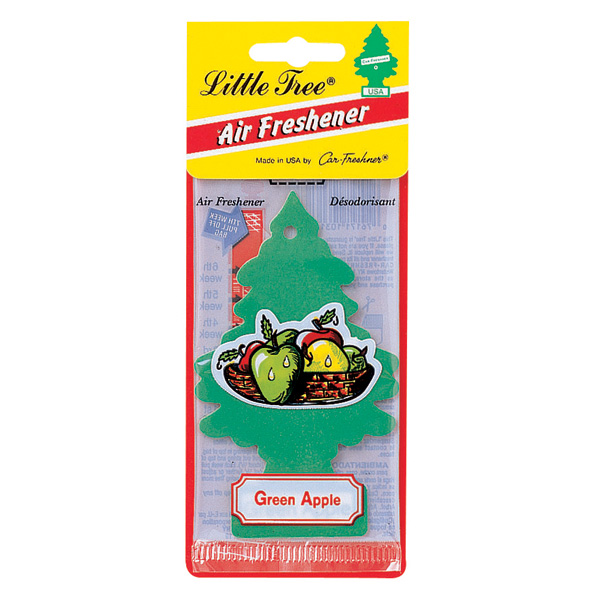 Photo1: Little Tree Air Freshener Green Apple (1)