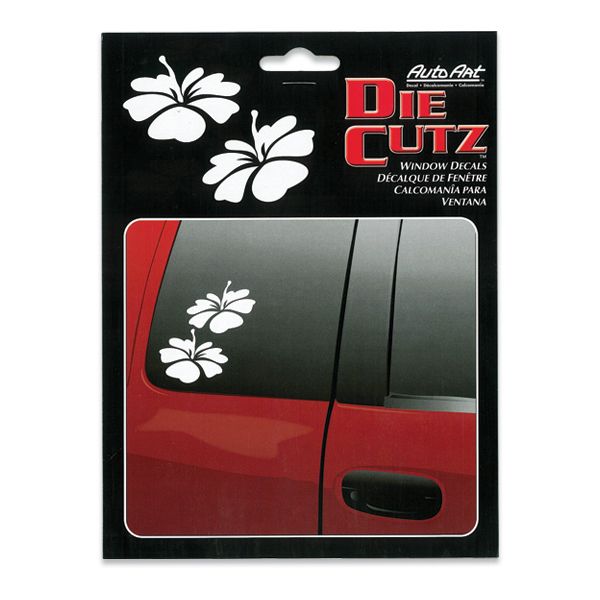 Photo1: Die Cutz Decal Hibiscus (1)