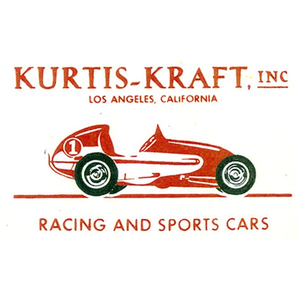 Photo1: HOT ROD Sticker KURTIS-KRAFT Sticker (1)