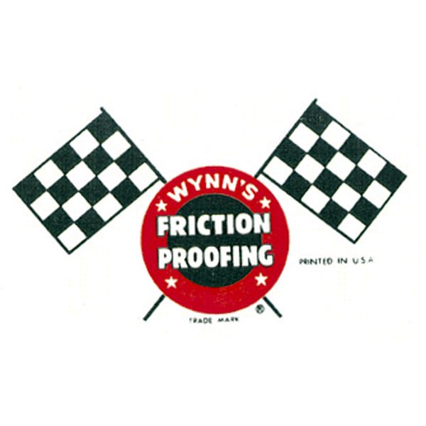Photo1: HOT ROD Sticker WYNN'S FRICTION PROOFING Sticker (1)