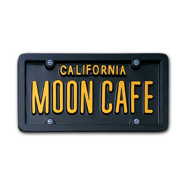 Photo1: USA Custom Order License Plate - California Black (1)
