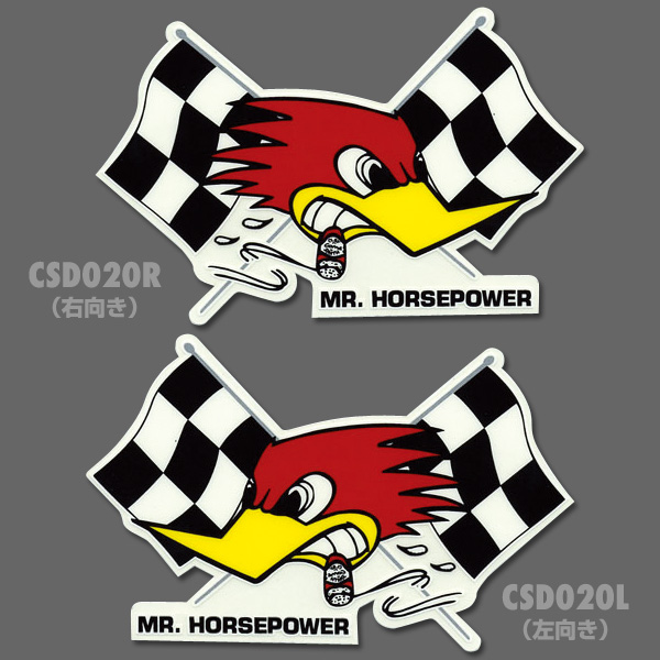 Photo1: Clay Smith Checkered Flag Sticker (1)