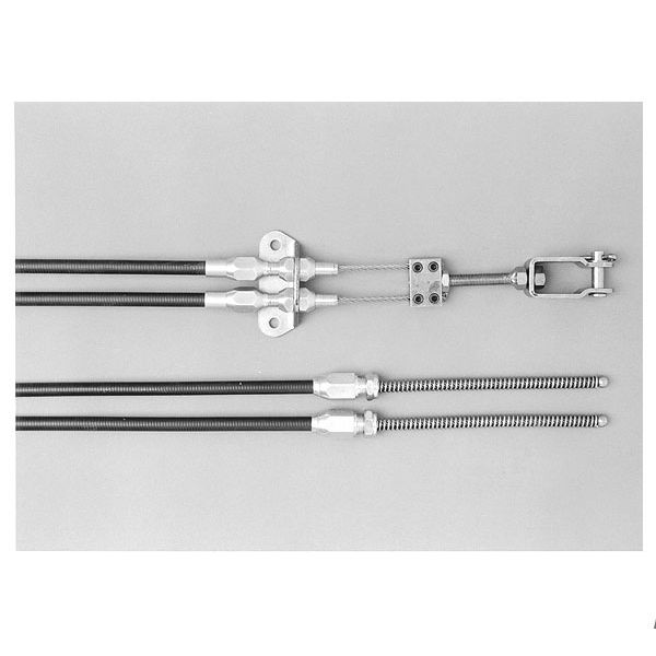 Photo1: LOKAR Jag Rear Brake Cables Stainless Housing (1)