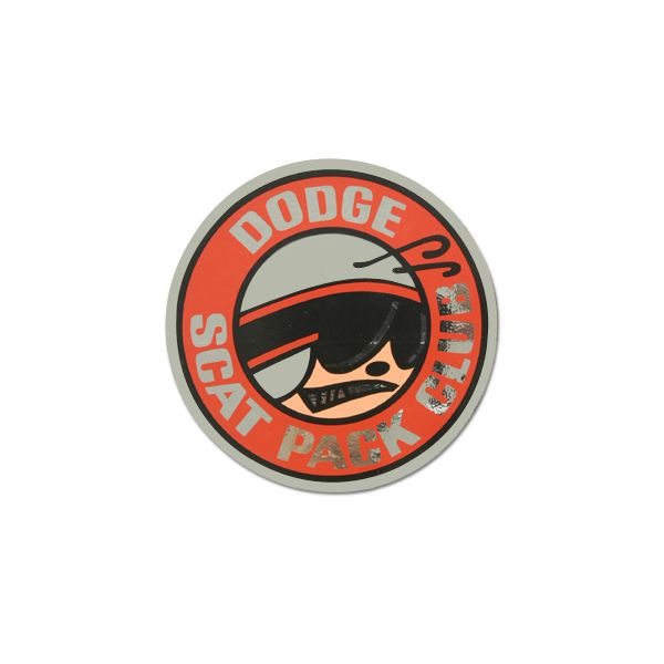 Photo1: HOT ROD Sticker DODGE SCAT PACK CLUB Sticker (1)