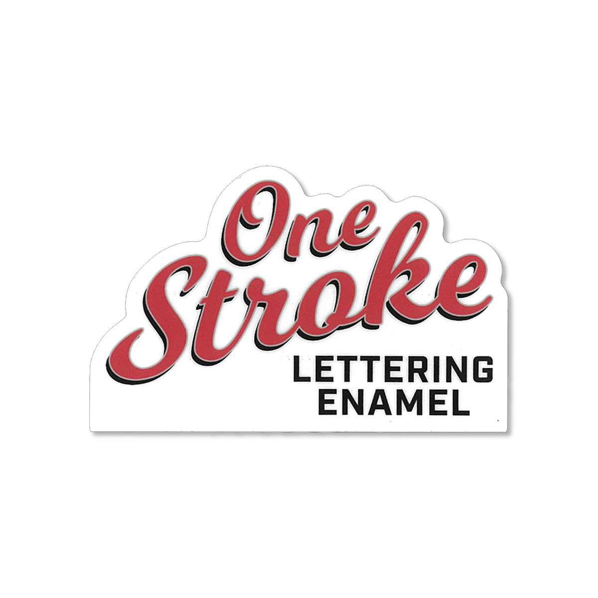 Photo1: One Stroke Sticker (1)