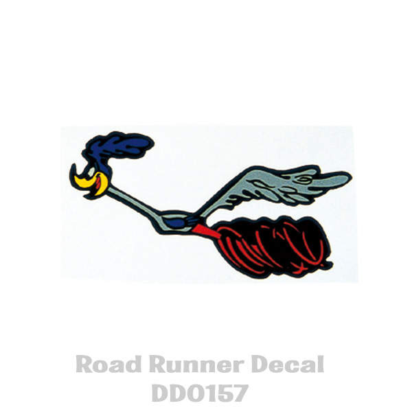 Photo1: Road Runner Left Facing Decal (1)