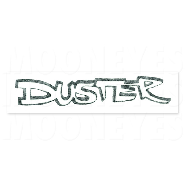 Photo1: HOT ROD Sticker DUSTER Decal (1)