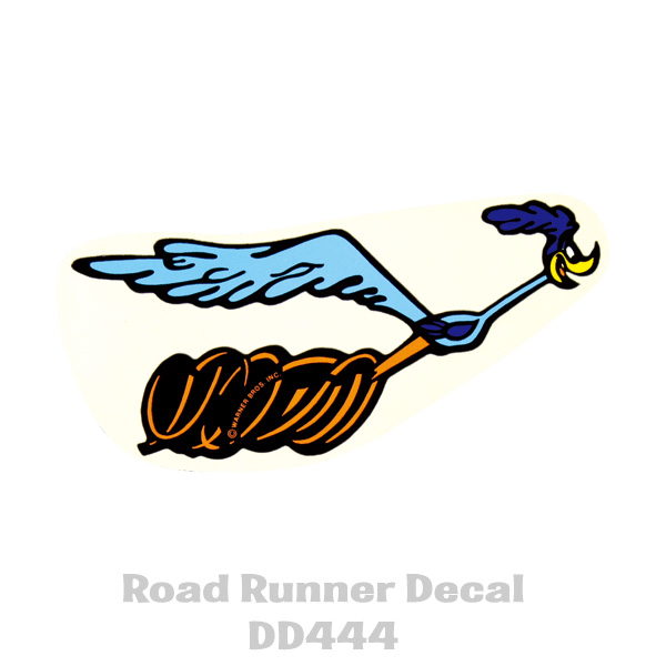 Photo1: Road Runner Decal RH 6.25 inch (1)