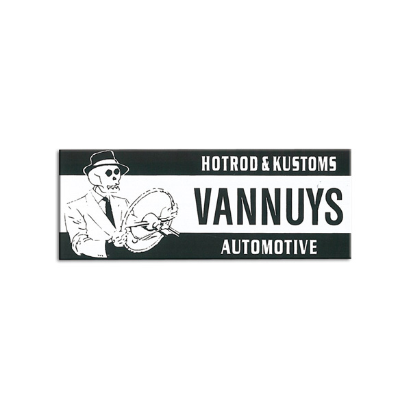 Photo1: VANNUYS Skull Driver Sticker (1)