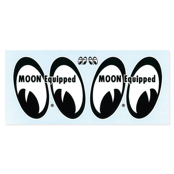 Photo1: MOON Equipped 4eyes R/L Waterslide Decals (1)