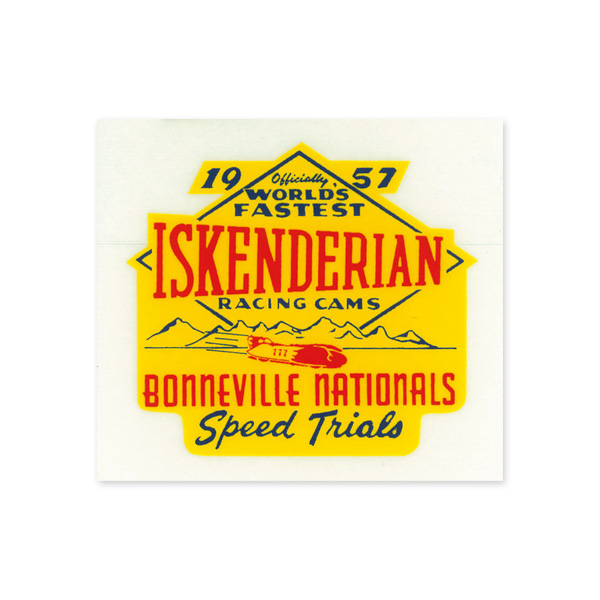 Photo1: HOT ROD Sticker 1957 BONNEVILL NATIONALS SPEED TRAIALS (1)
