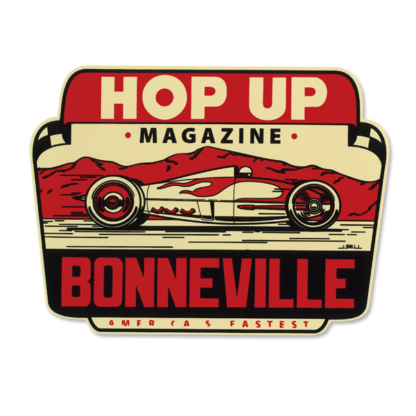 Photo1: Hop Up Magazine Bonneville Water Slide Decal (1)