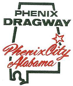 Photo1: HOT ROD Sticker PHENIX DRAGWAY Sticker (1)