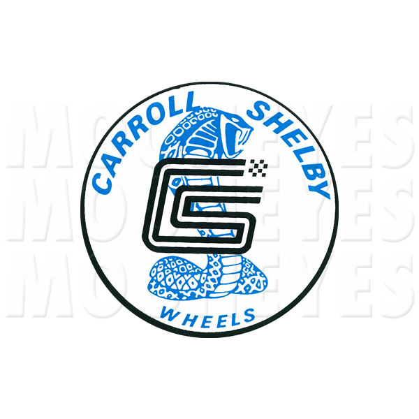 Photo1: HOT ROD Sticker CARROLL SHELBY Sticker (1)