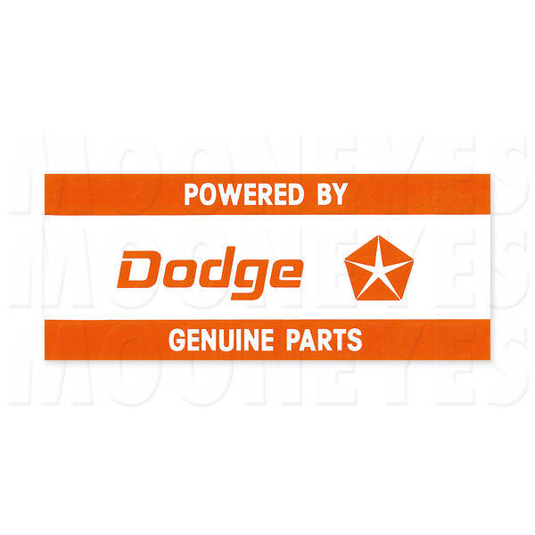 Photo1: HOT ROD Sticker POWERED BY Dodge (1)