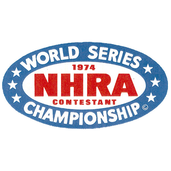 Photo1: HOT ROD Sticker 1974 NHRA WORLD SERIES CHAMPIONSHIP CONTESTANT Sticker (1)