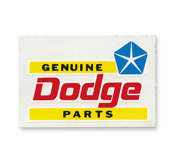 Photo1: HOT ROD GENUINE Dodge PARTS Decal (1)