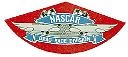 Photo1: HOT ROD Sticker NASCAR DRAG RACE DIVISION Sticker (1)