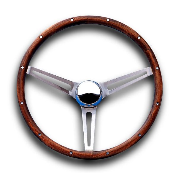 Photo1: Grant Classic GM Model Wood Steering Wheel 37cm (1)
