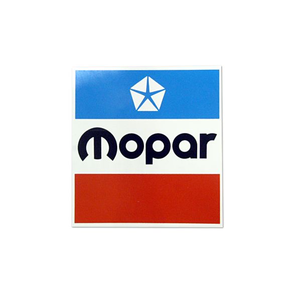 Photo1: HOT ROD Sticker MOPAR Square Sticker 3.3inch (1)