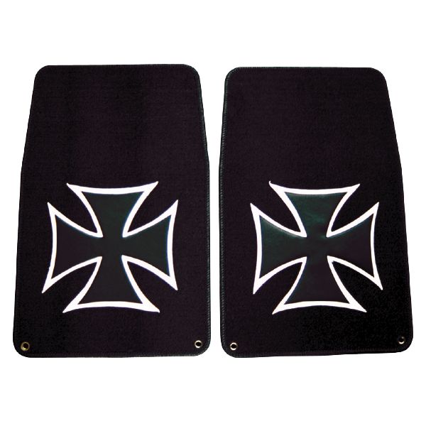 Photo1: Iron Cross Floor Mat Front Type (1)