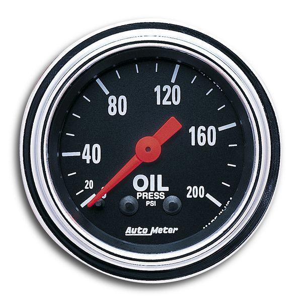 Photo1: Mechanical Traditional  Gauge Oil Pressure  (0-200psi) (1)