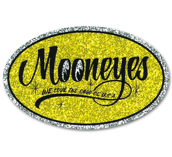 Photo1: MOONEYES Oval Sticker (1)