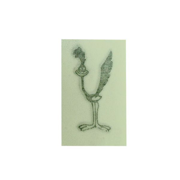 Photo1: Road Runner Standing Decal (1)