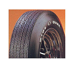 Photo1: Firestone Wide Oval Raised White Letter Tire [Contact Us] (1)