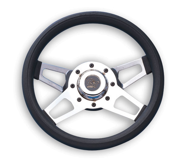 Photo1: Grant Challenger Foam Grip Chrome Spoke 34cm (1)