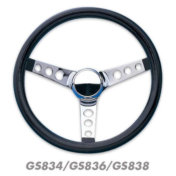 Photo1: Grant Classic Black Foam Steering Wheel 30/32/34cm (1)
