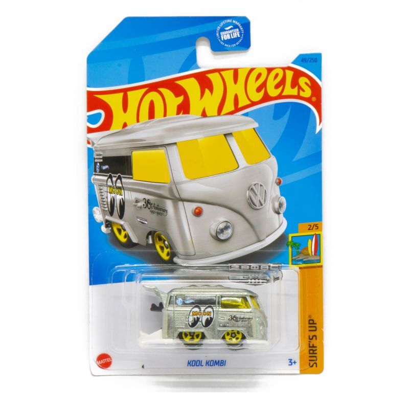 【Walmart Exclusive ZAMAC 004 2023】Hot Wheels MOONEYES Kool Kombi (Silver)