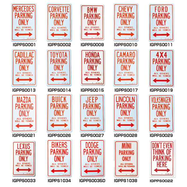 Photo: Parking Signboard "DON’T EVEN THINK OF PARKING HERE"