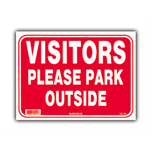 Photo1: VISITORS PLEASE PARK OUTSIDE (1)