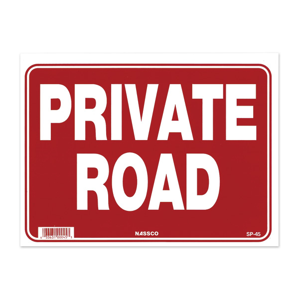 Photo1: PRIVATE ROAD (1)