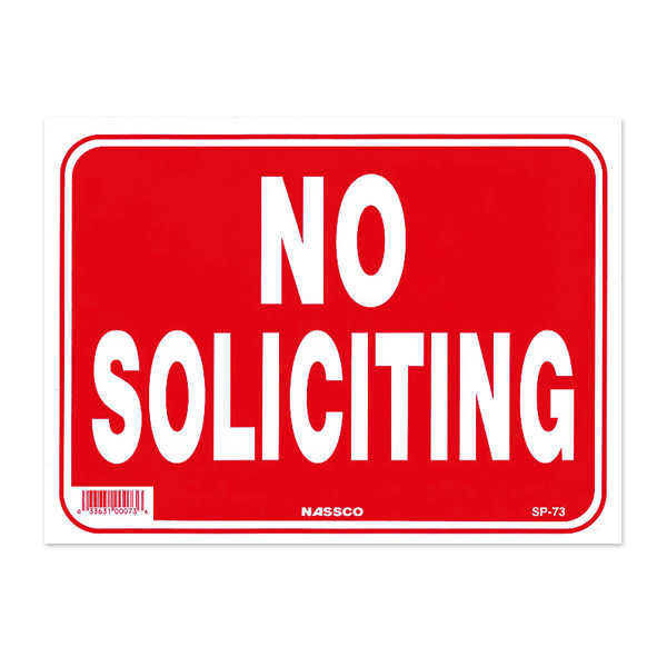 Photo1: NO SOLICITING (1)