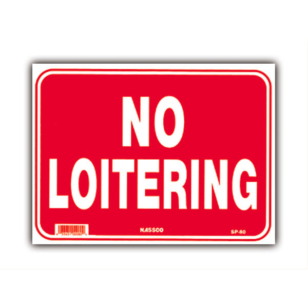 Photo1: NO LOITERING (1)