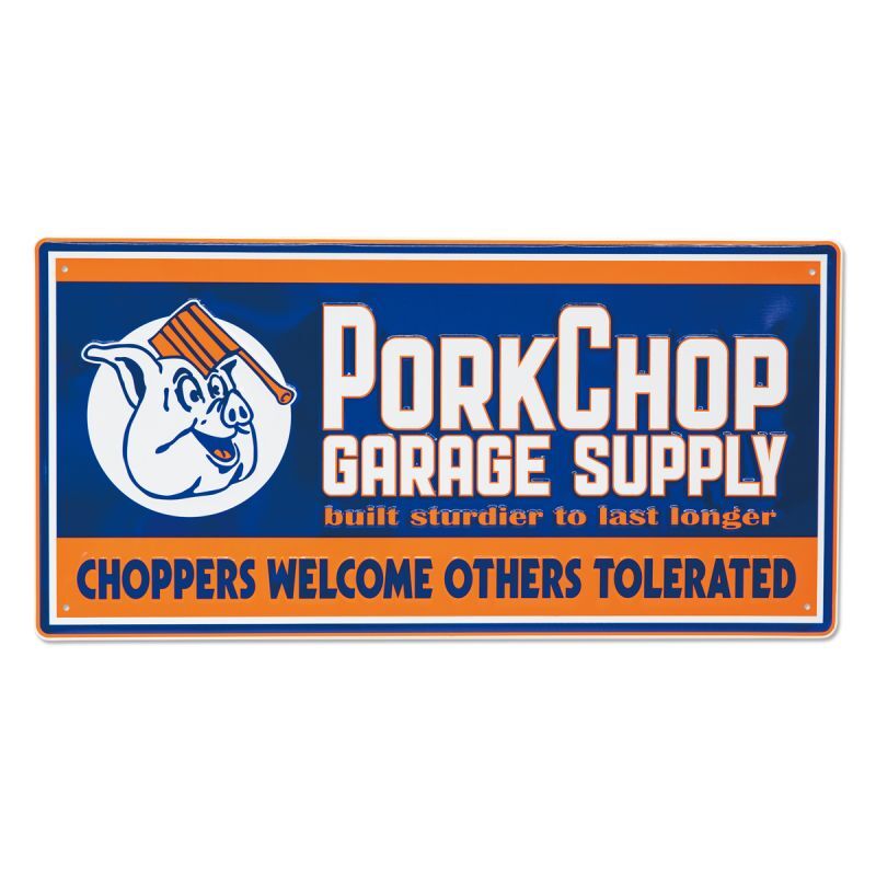 PORKCHOP Choppers Metal Sign