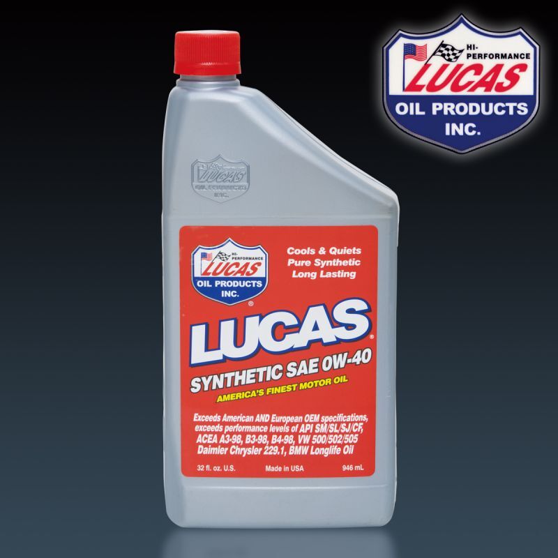 Photo1: LUCAS Synthetic 0W-40 (1)