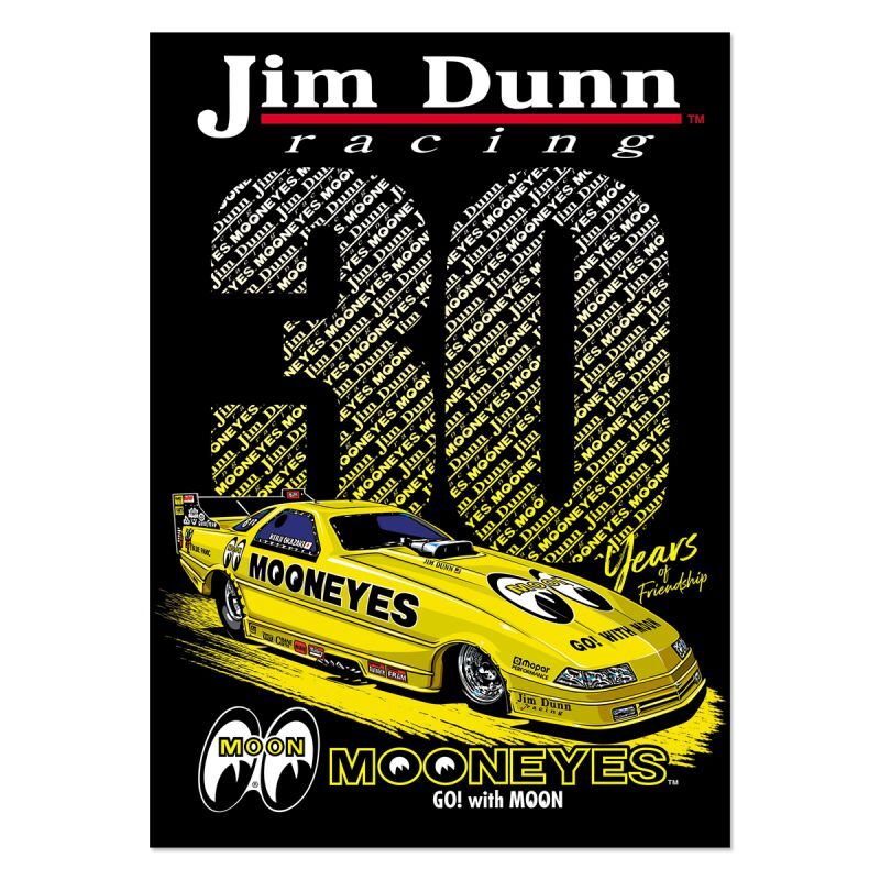 Photo1: 30th Jim Dunn Racing x MOONEYES Funny Car Poster (1)