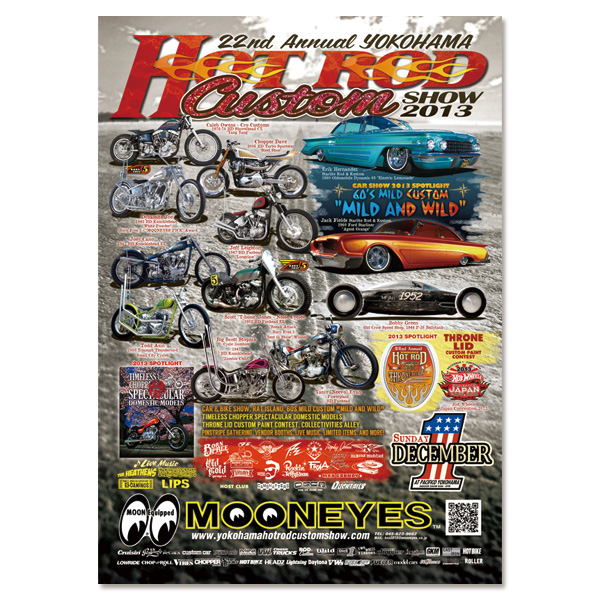 Photo1: 22nd Annual Yokohama Hot Rod Custom Show 2013 Poster (1)