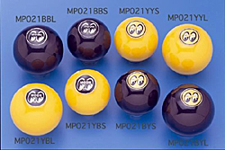 Photo1: MOONEYES Eyeball Shift Knob Yellow Shift L Yellow Emblem (1)