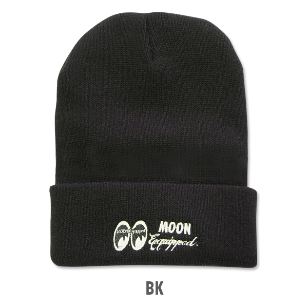 Photo1: MOON Equipped Long Beanie Cap (1)